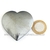 Coração Hematita Pedra Natural Lapidação Manual Cod 121880