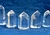 Kit 3 Mini Ponta Cristal Lemurian Lapidado em Gerador Sextavado 2,5cm - comprar online