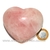 Coração Pedra Quartzo Rosa Natural Pedra do Amor Cod 134058