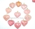 10 Coração ROSA Pedra Quartzo Pingente Prata 950 de Lei - comprar online