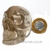 Crânio Fumê Pedra Lapidado Manualmente Artesanal Cod 126149 - comprar online