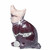 Gato Esculpido Artesanato em Pedra Dolomita Pedra Natural - comprar online
