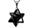 10 Pingente Merkabah Obsidiana Negra Natural Com Presilha Prateado Atacado - comprar online