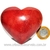 Coração Quartzo Vermelho Pedra Natural de Garimpo Cod 116011