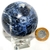 Esfera Sodalita Azul Bola Pedra Natural Garimpo Cod 113492