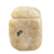 Colar Pedra Rolada Calcedonia Geodo Aromaterapia Ranhurado