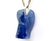 Colar de Anjo Pedra Quartzo Azul Montagem Pino Prateado - buy online