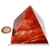 Pirâmide GRANDE Pedra Aragonita Vermelha Natural Queops 119028 - comprar online