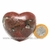 Coração Pedra Quartzo Jiboia Natural Lapidação manual Cod 118986