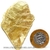 Chapa de Mica Amarela Bruta Natural de Garimpo Cod 111670