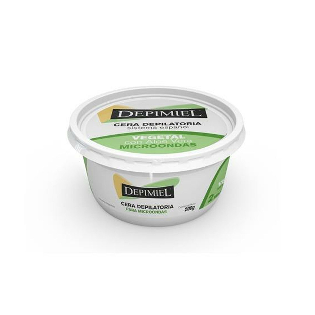 Cera en Pote p Microondas VEGETAL x 200 gr. Depimiel
