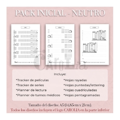 Pack Inicial - modelo neutro - imprimible (PDF) en internet