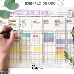 Planner Estudiantil método coreano - modelo Teen - imprimible (PDF)