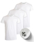 Kit 3 Camisetas ECOTECH MODAL - Branco com DESCONTO EXTRA na internet