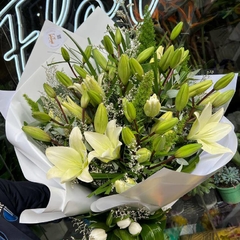 Bouquet White de Liliums