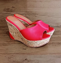 Tamanco anabela best sale alto