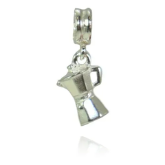 Berloque Charms Prata Legitima 925 Cafeteira Italiana Cafe - comprar online