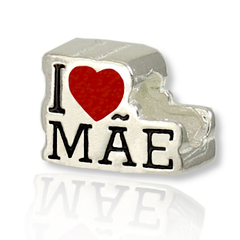 Berloque Charms Separador I Love Te Amo Mae Prata Legitima