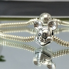 Promoção Berloque Charms Prata Maciça 925 Mickey - loja online