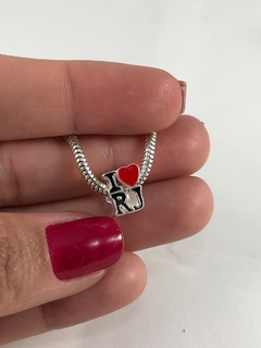 Berloque Charm Prata Maciça 925 Love Rio Janeiro - comprar online