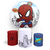 Capa Painel + Trio Cilindro Homem Aranha Baby Sublimado Vest Facil -