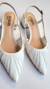 Slingback Santorini Off White - loja online