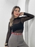 Blusa Tule Bia Preta