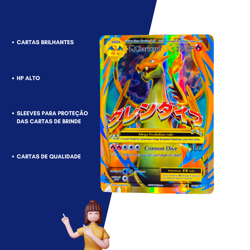 Cartas Pokemon Charizard com Preços Incríveis no Shoptime