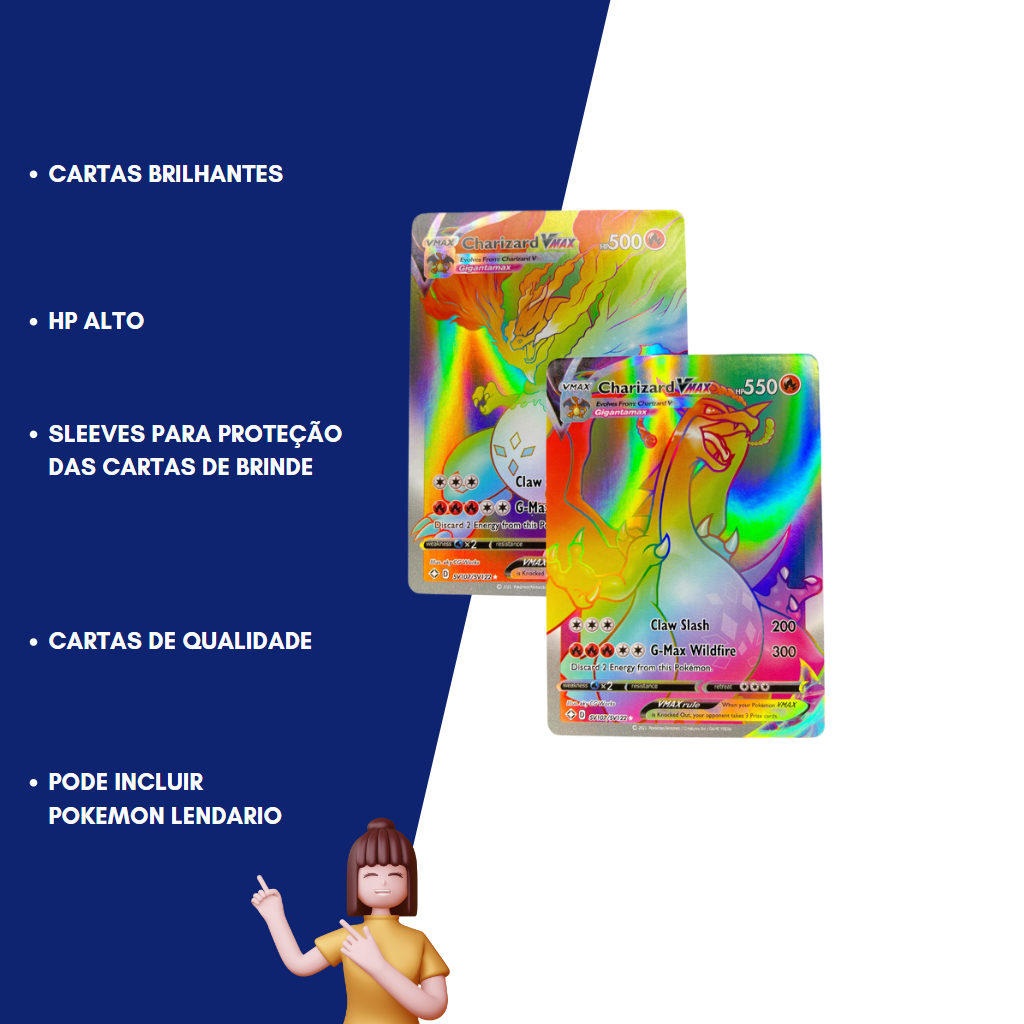 Kit Cartas Pokémon Charizard, Ofertas