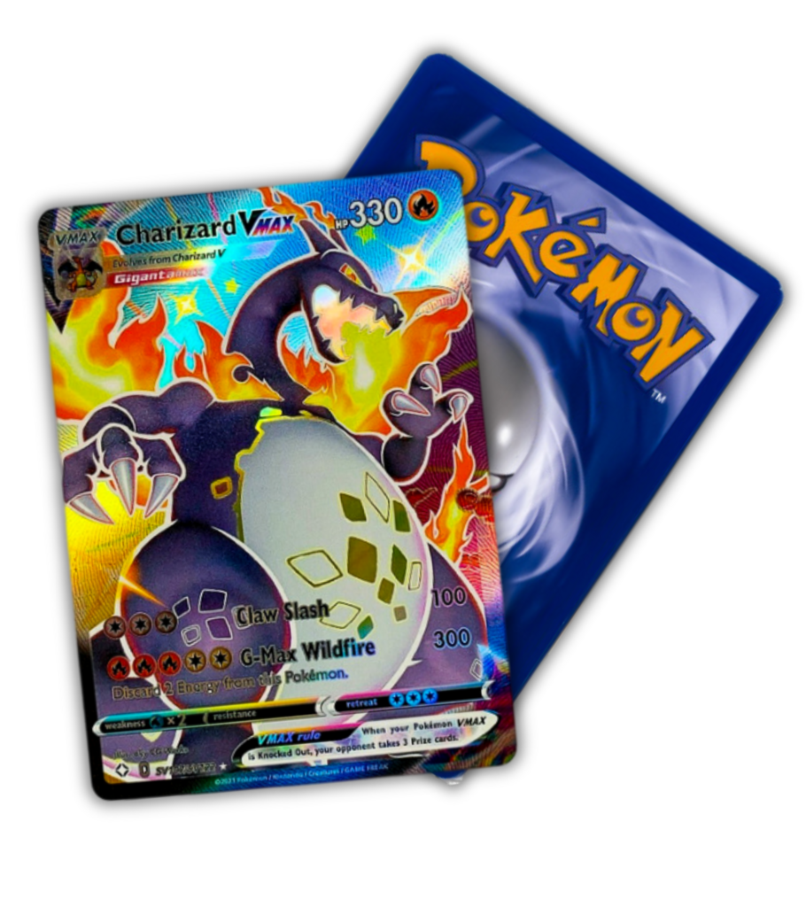 Carta Pokemon Metal Charizard Vmax Shiny - Colecionador