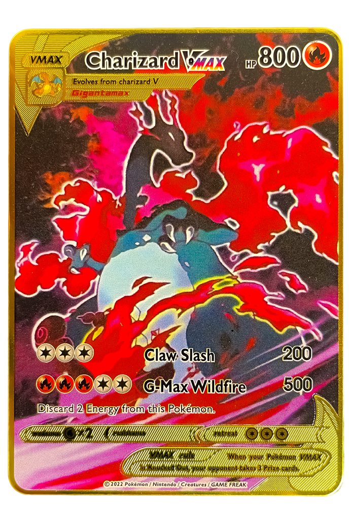 Carta Pokémon em Metal Charizard, Promoçoes