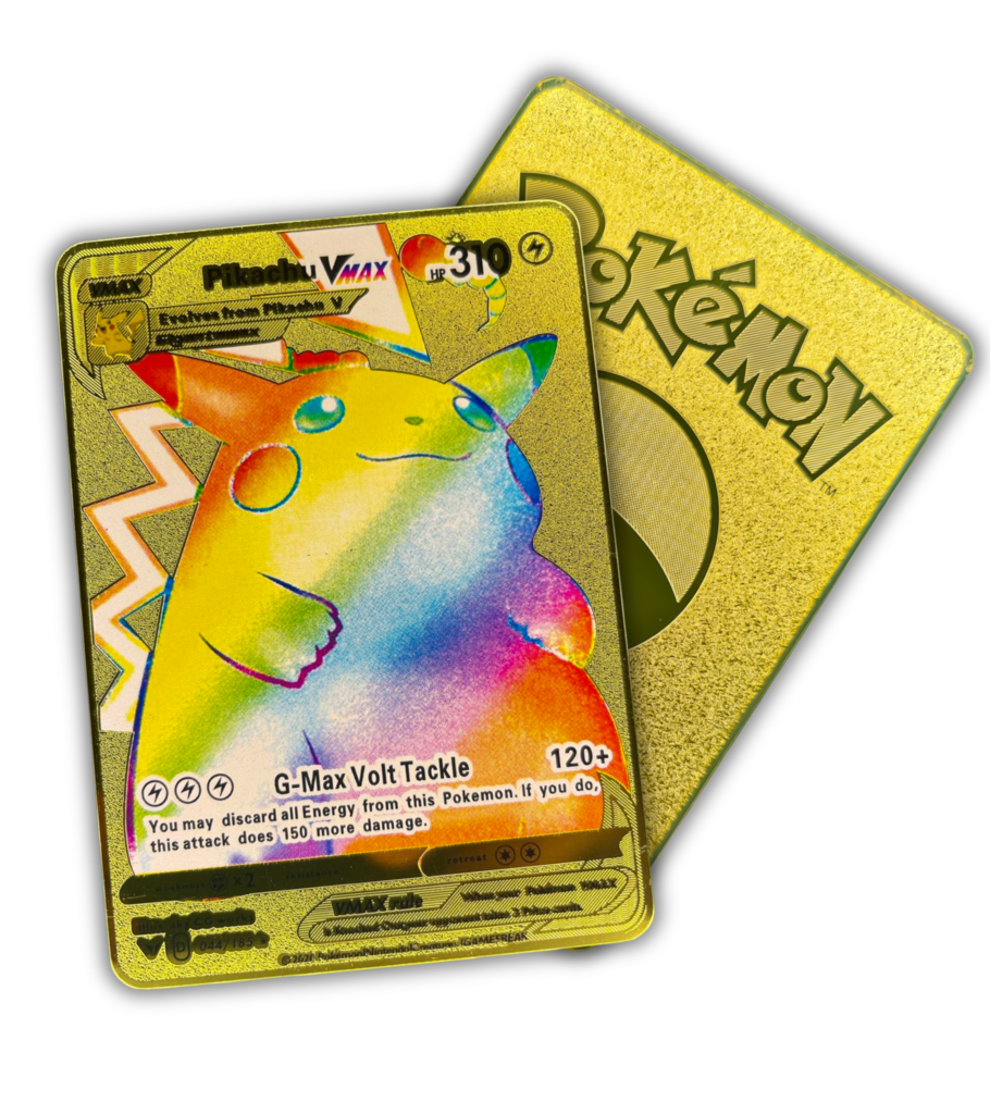 Cartinha Pikachu Pokemon Vmax, V, Gx Card Brilhante Rara