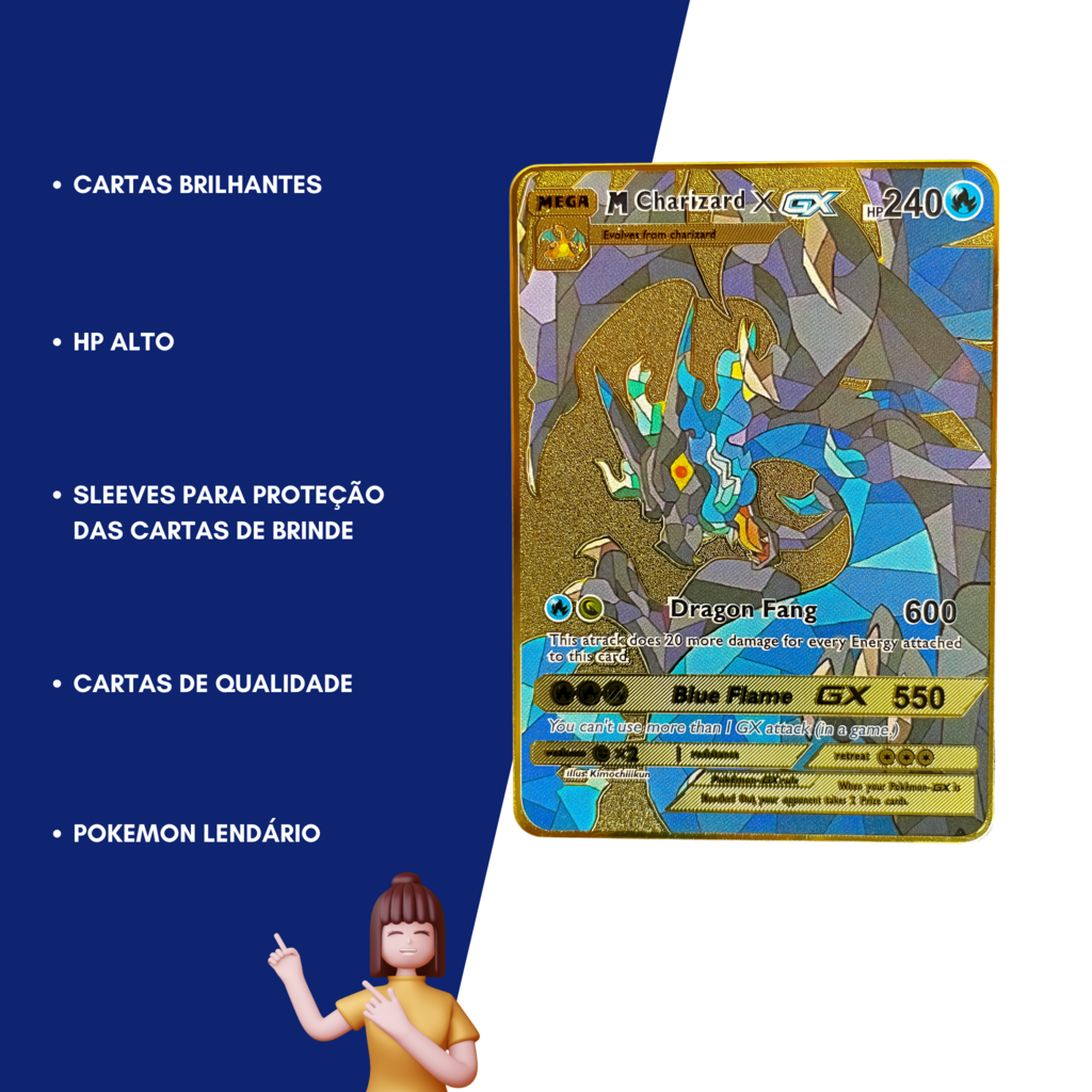 Kit 10 Cartas Pokemon Gx Mega Ex Aliados V Vmax