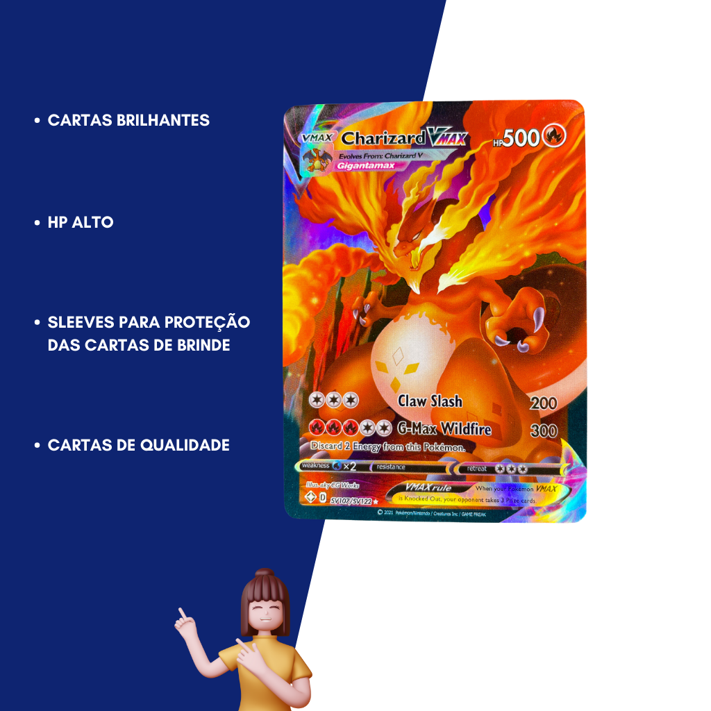 Carta Pokémon Charizard, Promoçoes e Ofertas