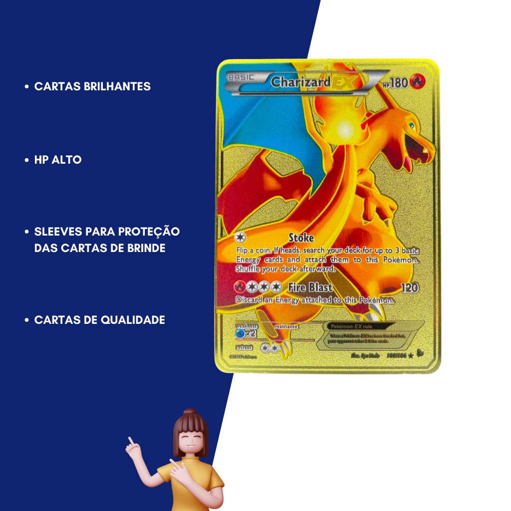 Carta Pokémon em Metal Charizard, Promoçoes