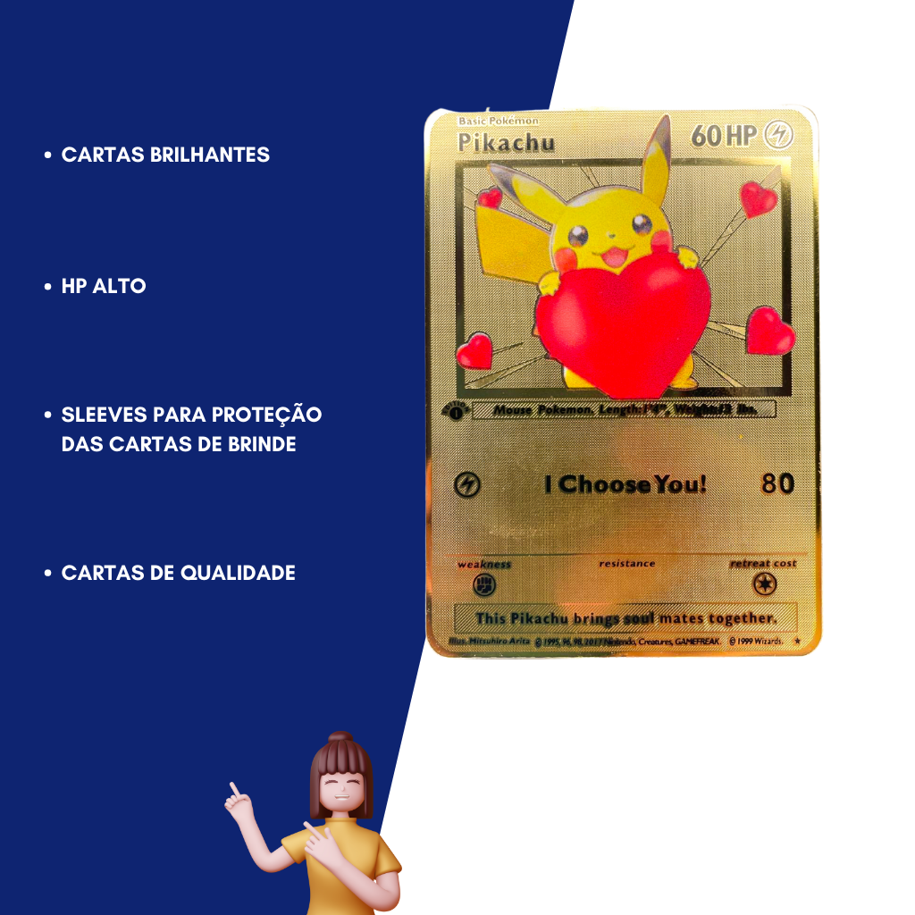 Carta Pokémon em Metal Pikachu, Promoçoes