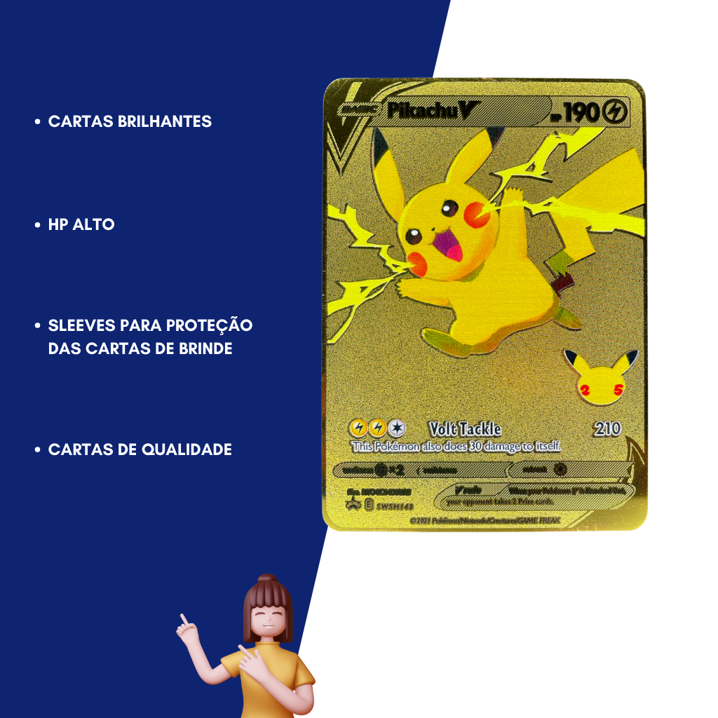 Carta Pokémon em Metal Pikachu, Promoçoes