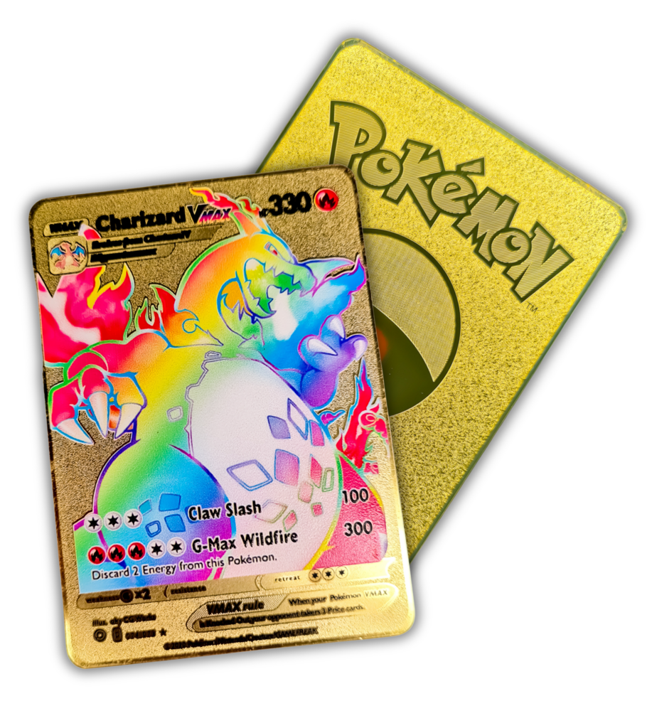 Carta Pokemon Metal Charizard Vmax Shiny - Colecionador