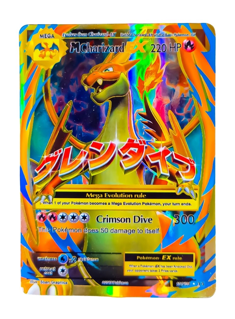 Carta Pokémon Mega Charizard X Em Português