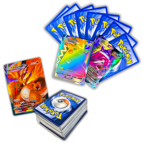 Kit 40 Cartas Pokemon Vmax Sem Repetir