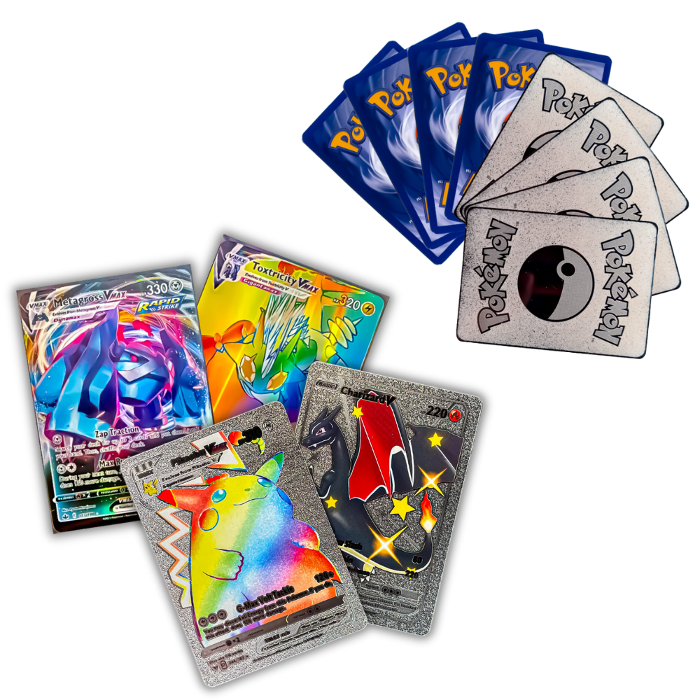 Kit 30 Cartas Pokemon Vmax Sem Repetir + Carta Charizard V