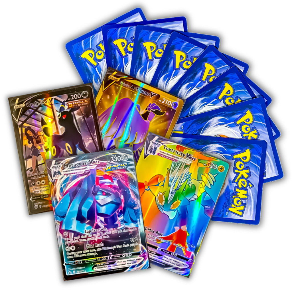 Kit com 3 Cartas Pokemon Mega Ex : Charizard + Mewtwo X + Rayquaza, Cartinhas Pokémon, Lote Cartas Pokemon