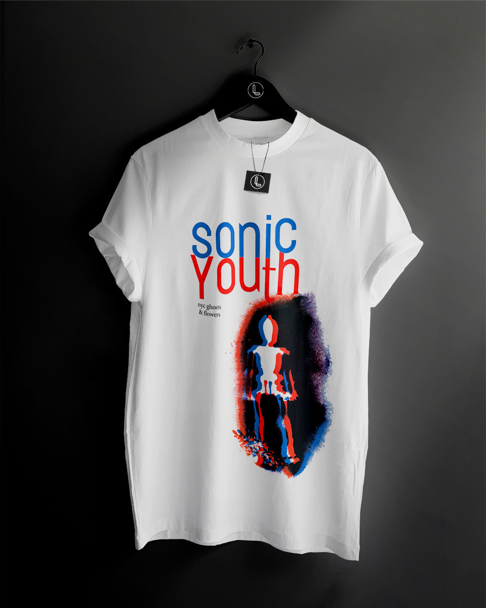 Camiseta Sonic Youth NYC Ghosts Flowers