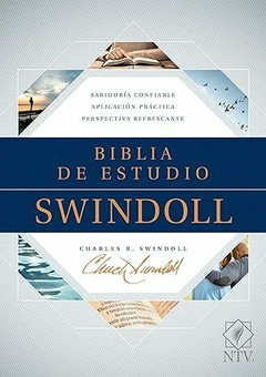 Biblia de Estudio Swindoll NTV 10 puntos Tapa Dura Azul