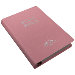 Biblia Reina Valera 1909 letra mediana, Grande Rosa [VR085LM] - Tu Biblia