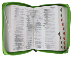 Biblia Reina Valera 1960 Tamaño Bolsillo Letra Mediana Imitación Piel Verde [RVR025cZTI] en internet