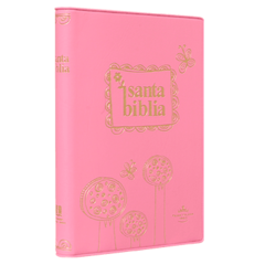 Biblia Reina Valera 1960 Chica Letra Chica Vinil Rosa [RVR042ePC] BIBLIA TAMAÑO CHICO ECONOMICA - comprar en línea