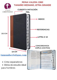 BIBLIA RVR065EETILG COLOR MOSTAZA AZUL CANTO Reconciliacion