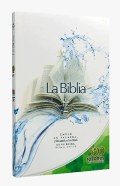 Biblia Misionera 500 Razones Reina Valera 1960 Mediana Letra Chica Tapa Rústica - comprar en línea