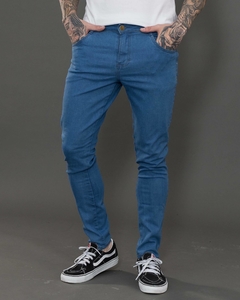 Calça Jeans Skinny Masculina Lisa - comprar online